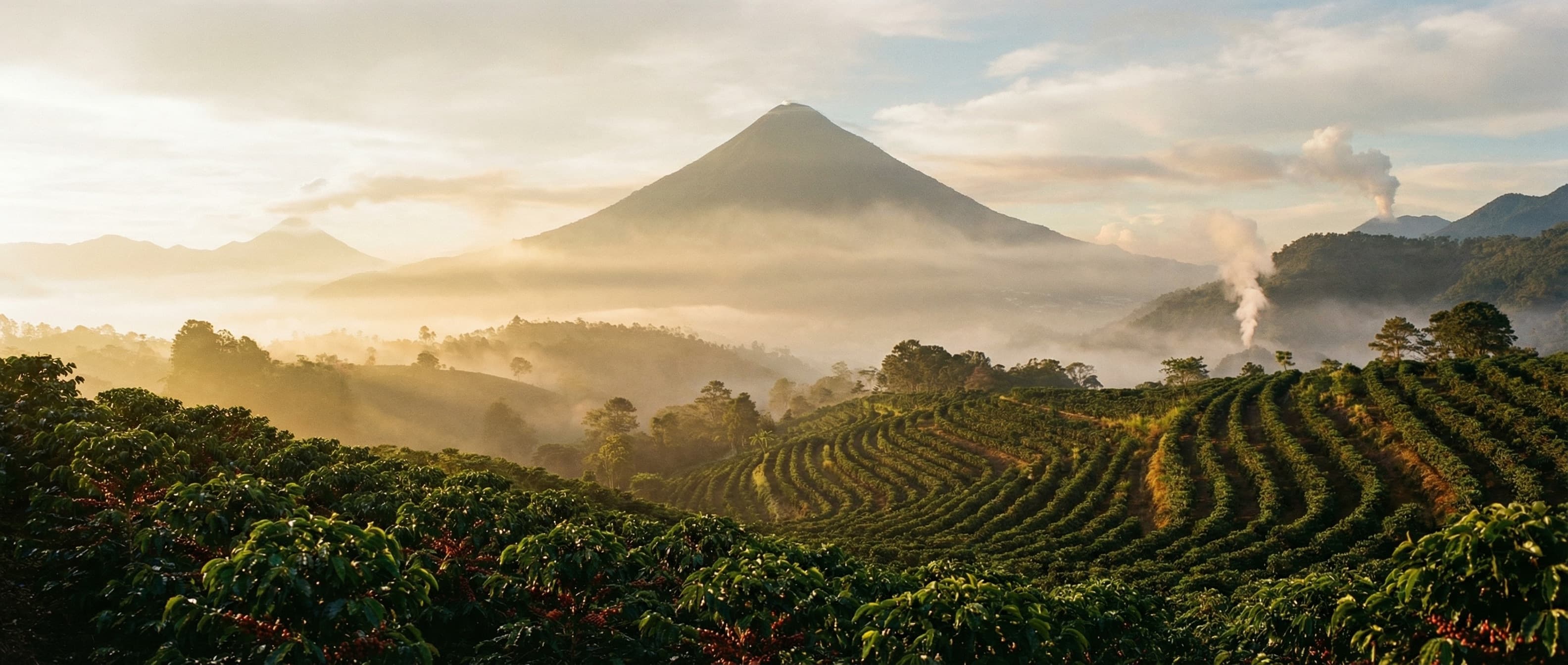 Guatemalan coffee plantation